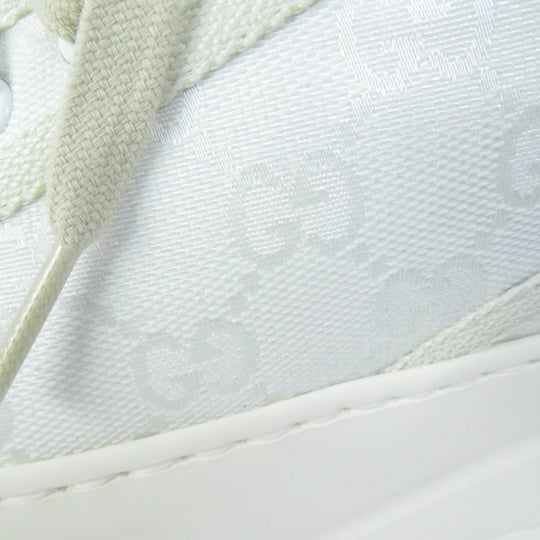 GUCCI Low cut sneakers 746767 Main: GG canvas white TENNIS 1977 Women 39.5 Used Authentic
