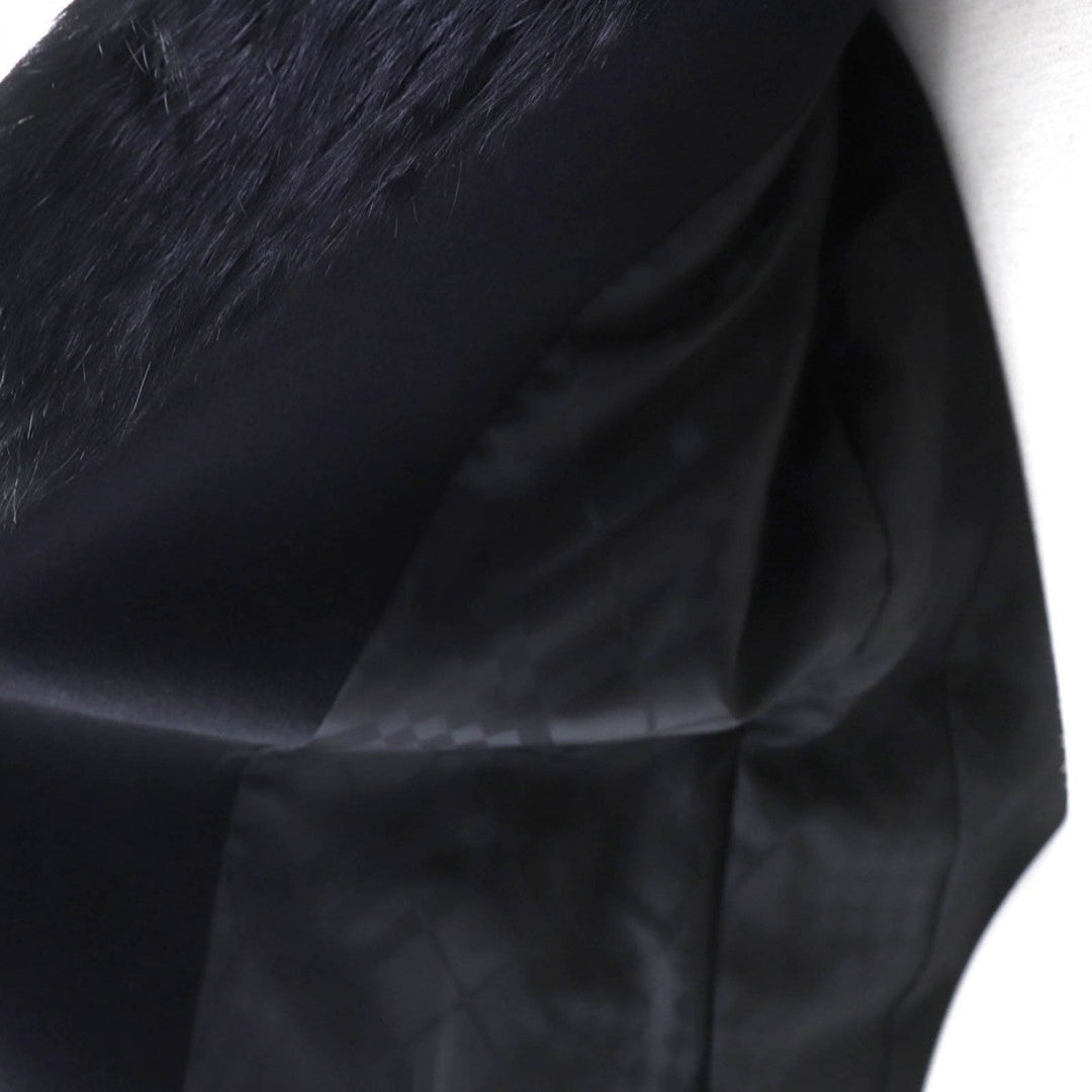 BURBERRY LONDON coat Outer: 65% Angora, Outer: 35% Wool, Lining: Cupra, Lining: Polyester black Women 38 Used Authentic