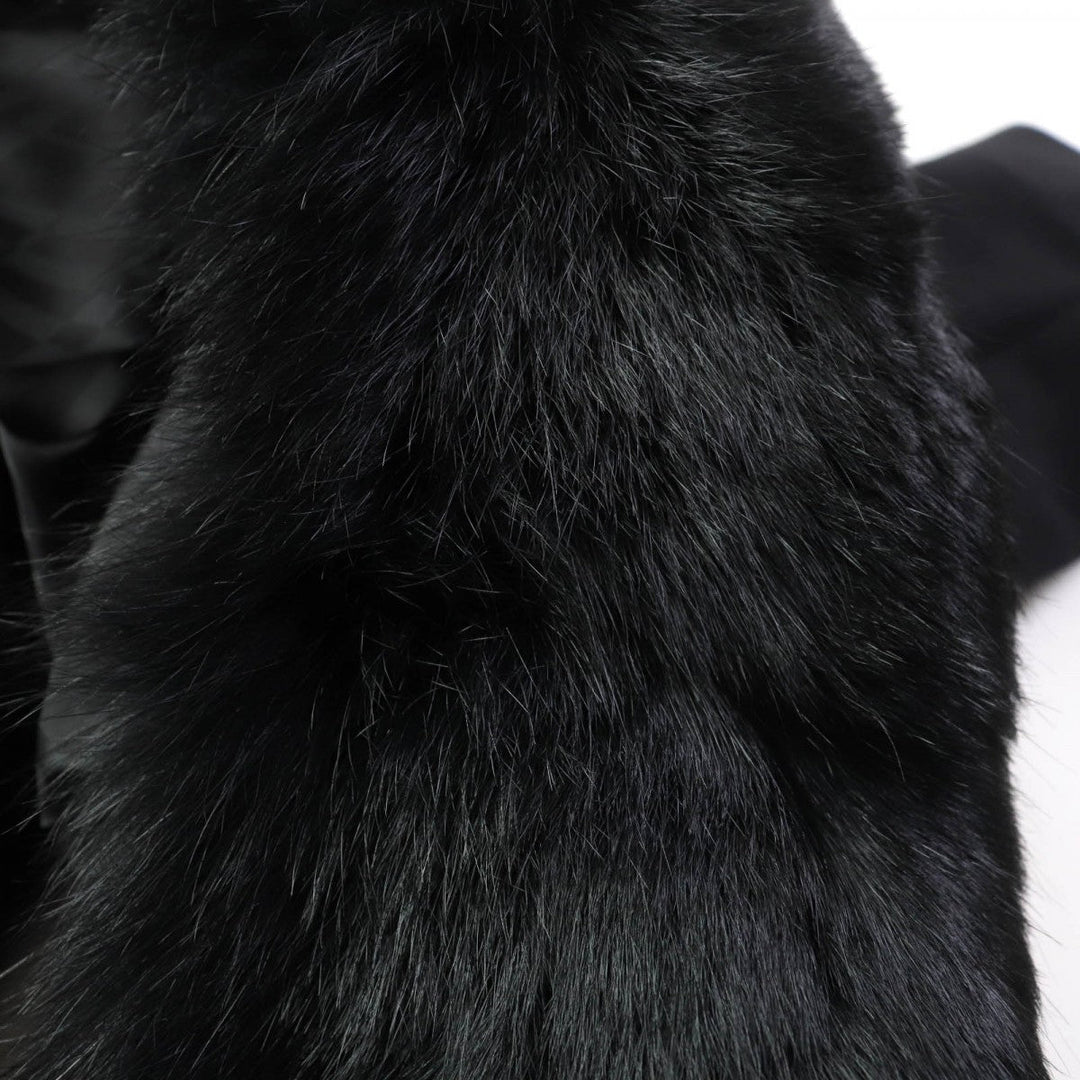 BURBERRY LONDON coat Outer: 65% Angora, Outer: 35% Wool, Lining: Cupra, Lining: Polyester black Women 38 Used Authentic