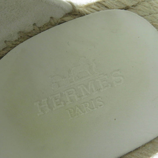 HERMES Sandals Main: Leather white Tivoli Women 37 Used Authentic