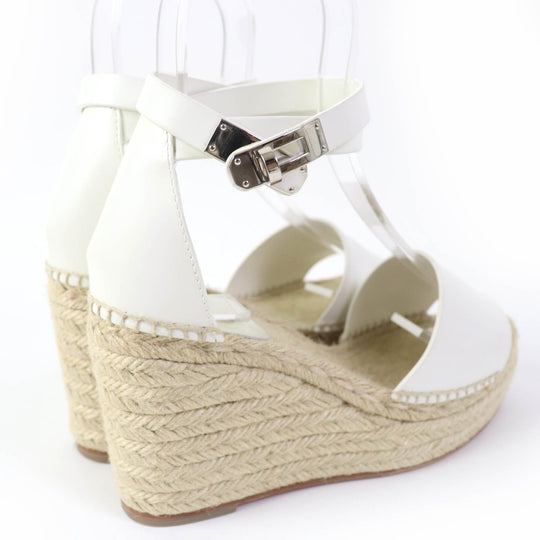 HERMES Sandals Main: Leather white Tivoli Women 37 Used Authentic