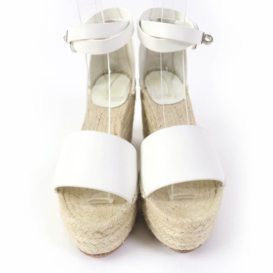 HERMES Sandals Main: Leather white Tivoli Women 37 Used Authentic