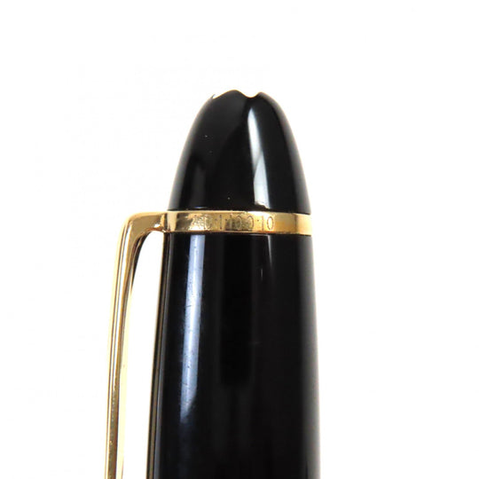 MONTBLANC fountain pen Pen point: K14 Black gold Meisterstck 146 mens Used Authentic