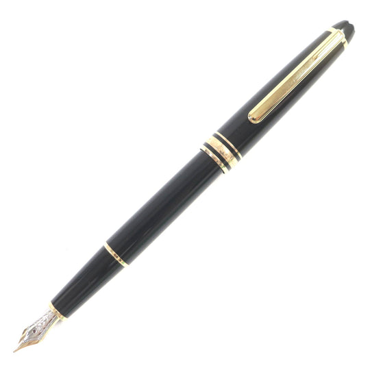 MONTBLANC fountain pen Pen point: K14 Black gold Meisterstck Classic mens Used Authentic