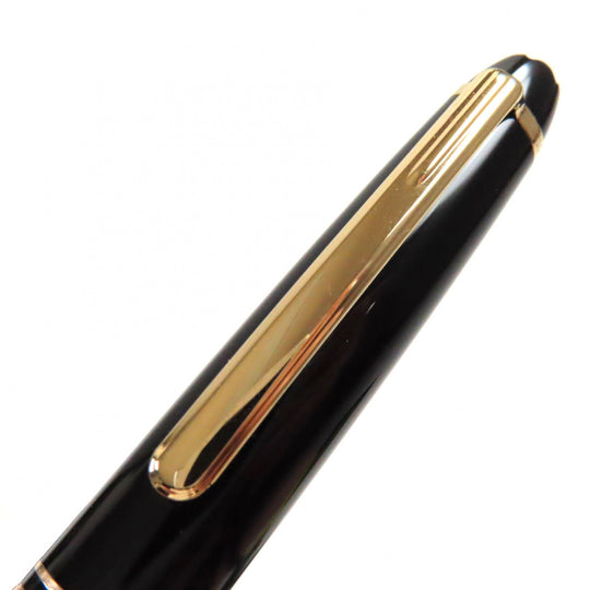MONTBLANC fountain pen Pen point: K14 Black gold Meisterstck Classic mens Used Authentic