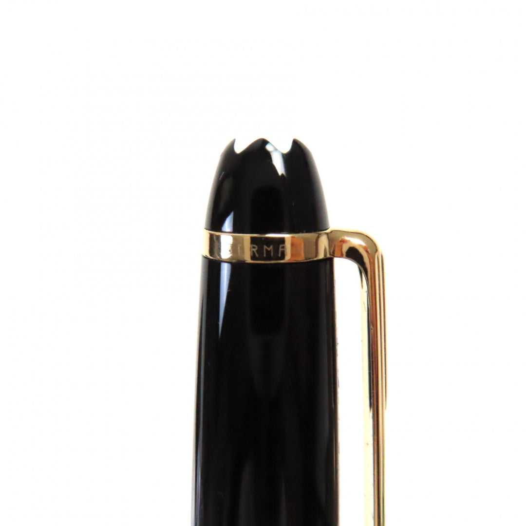 MONTBLANC fountain pen Pen point: K14 Black gold Meisterstck Classic mens Used Authentic