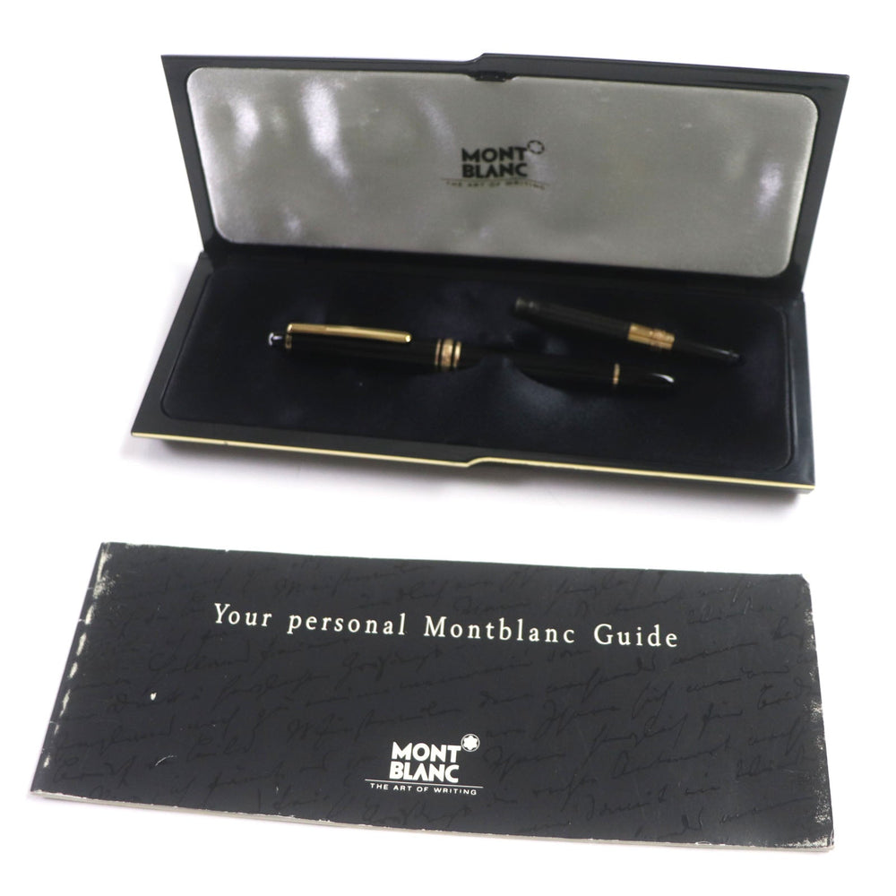 MONTBLANC fountain pen Pen point: K14 Black gold Meisterstck Classic mens Used Authentic