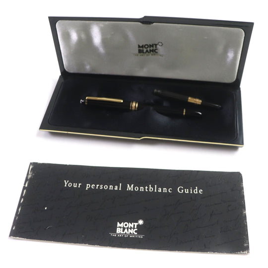 MONTBLANC fountain pen Pen point: K14 Black gold Meisterstck Classic mens Used Authentic