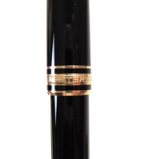 MONTBLANC fountain pen Pen point: K14 Black gold Meisterstck Classic mens Used Authentic