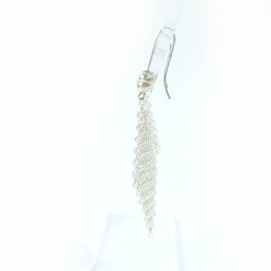 TIFFANY&Co. Pierce Main: AG925 Silver El Saperetti Mesh Scarf Pierce Women Used Authentic