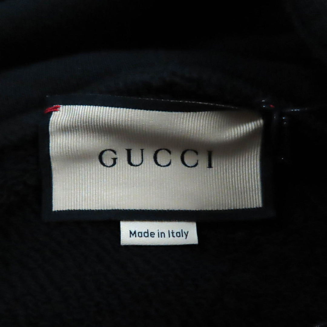 GUCCI Hoodie 688197 Main: 100% cotton, some: glass sequins black Women XS Used Authentic