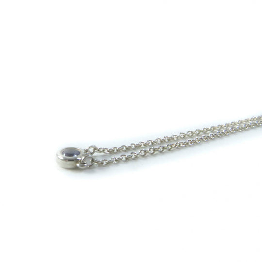TIFFANY&Co. Necklace Main: AG925, Part: Tanzanite Silver blue Elsa Peretti Color by the Yard Tanzanite Pendant Women Used Authentic