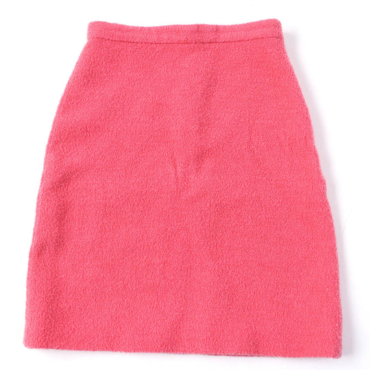 GUCCI Mini skirt 631492 Main: 92% wool, Main: 8% nylon, Lining: 100% rayon pink Women 36 Used Authentic