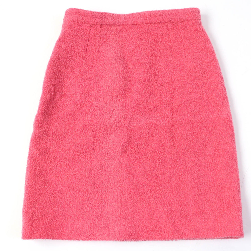 GUCCI Mini skirt 631492 Main: 92% wool, Main: 8% nylon, Lining: 100% rayon pink Women 36 Used Authentic