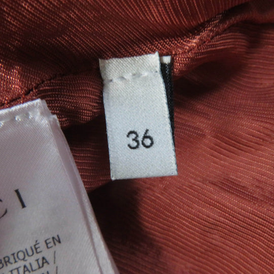 GUCCI Mini skirt 631492 Main: 92% wool, Main: 8% nylon, Lining: 100% rayon pink Women 36 Used Authentic