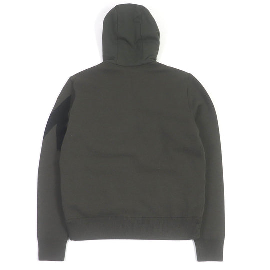 MONCLER Blouson Outer: 97% wool, Outer: 2% nylon, Outer: 1% polyurethane, Lining: 100% nylon, Filling: 90% down, 10% feather khaki CARDIGAN TRICOT mens S Used Authentic