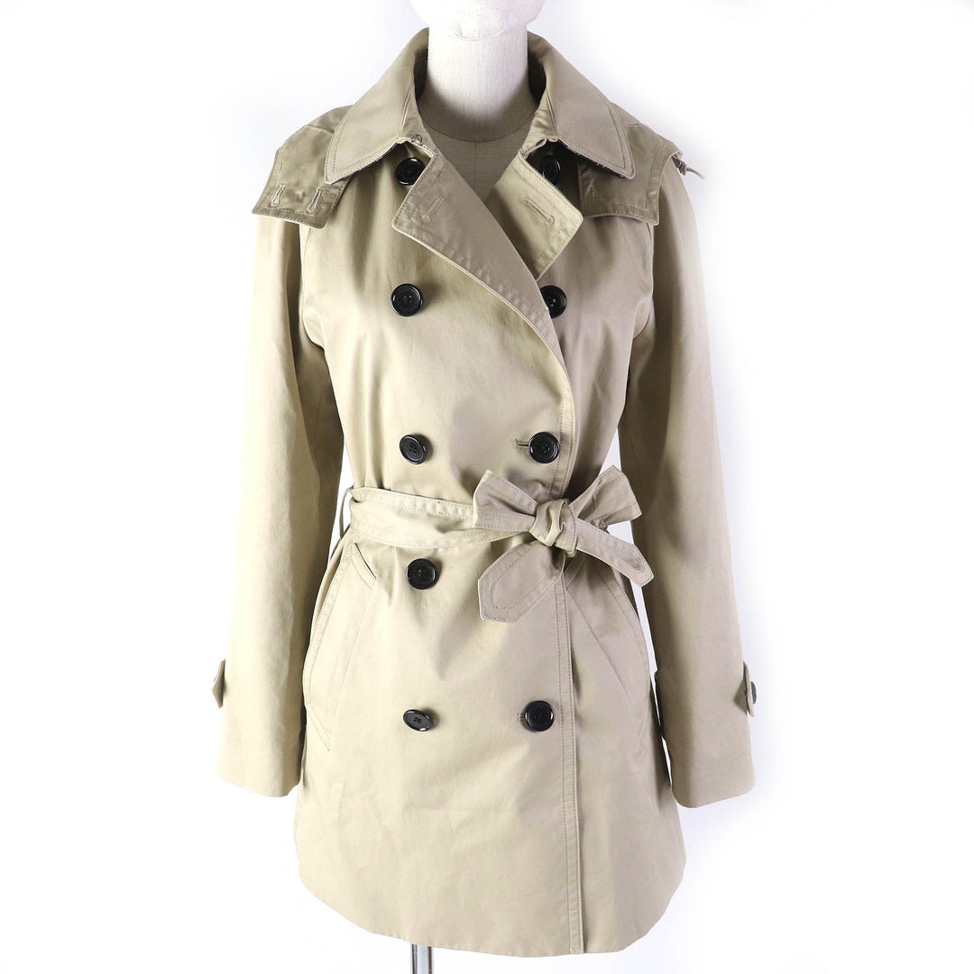 COACH trench coat Outer: 100% cotton, Lining: 100% polyester, Drawcord: 100% polyester beige Women S Used Authentic