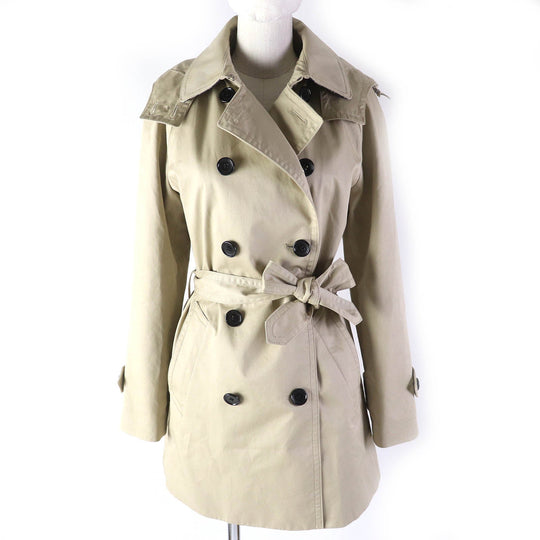 COACH trench coat Outer: 100% cotton, Lining: 100% polyester, Drawcord: 100% polyester beige Women S Used Authentic