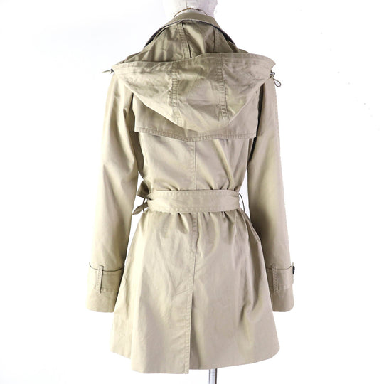 COACH trench coat Outer: 100% cotton, Lining: 100% polyester, Drawcord: 100% polyester beige Women S Used Authentic