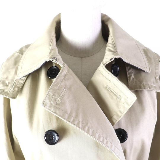 COACH trench coat Outer: 100% cotton, Lining: 100% polyester, Drawcord: 100% polyester beige Women S Used Authentic
