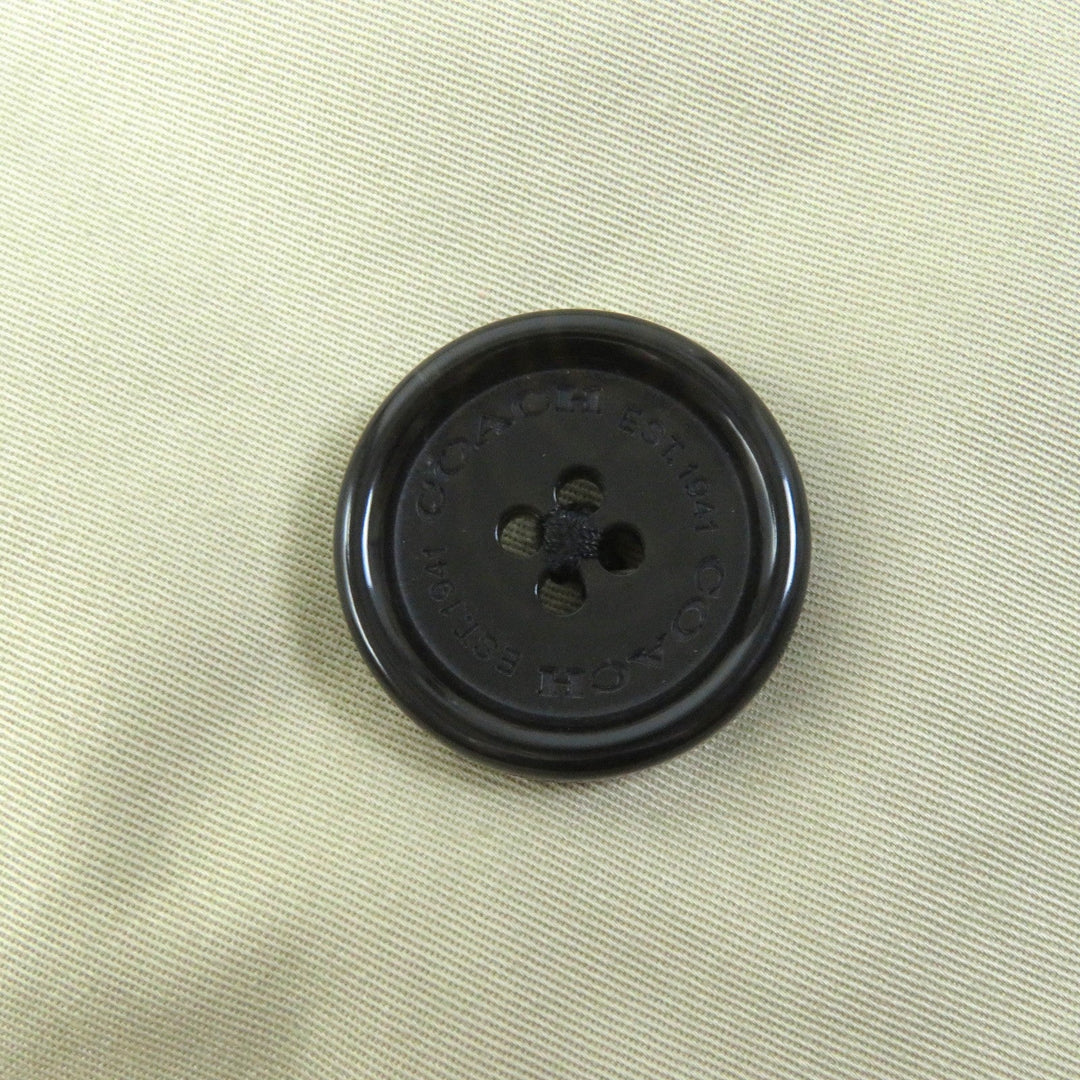 COACH trench coat Outer: 100% cotton, Lining: 100% polyester, Drawcord: 100% polyester beige Women S Used Authentic