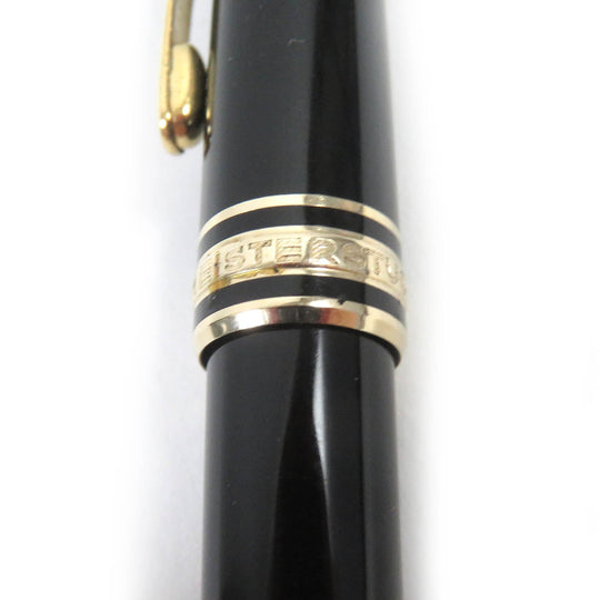 MONTBLANC fountain pen Pen point: K14 Black gold mens Used Authentic