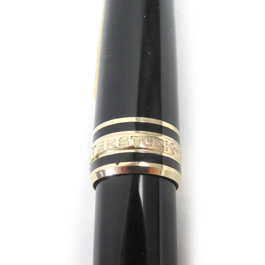 MONTBLANC fountain pen Pen point: K14 Black gold mens Used Authentic