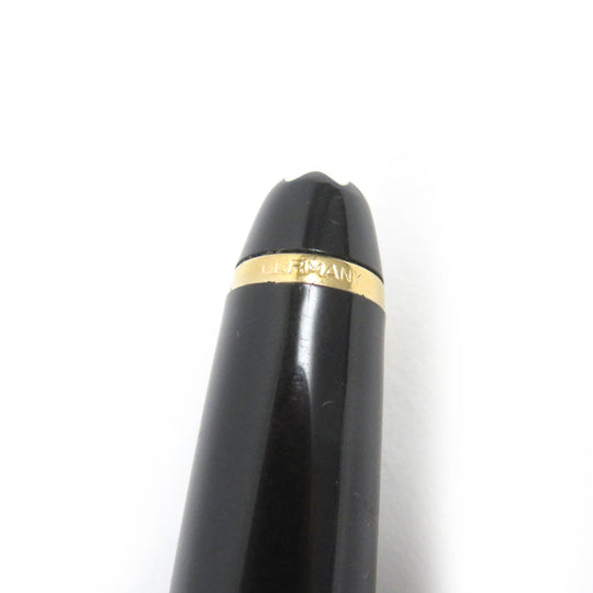 MONTBLANC fountain pen Pen point: K14 Black gold mens Used Authentic