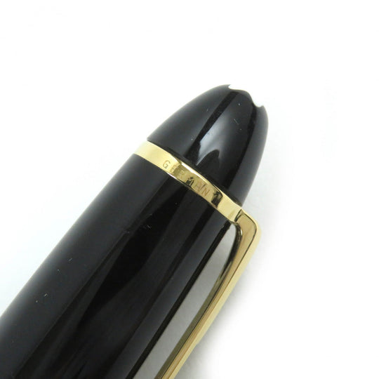 MONTBLANC fountain pen Nib: K18 Black gold Meisterstckle Grand mens Used Authentic