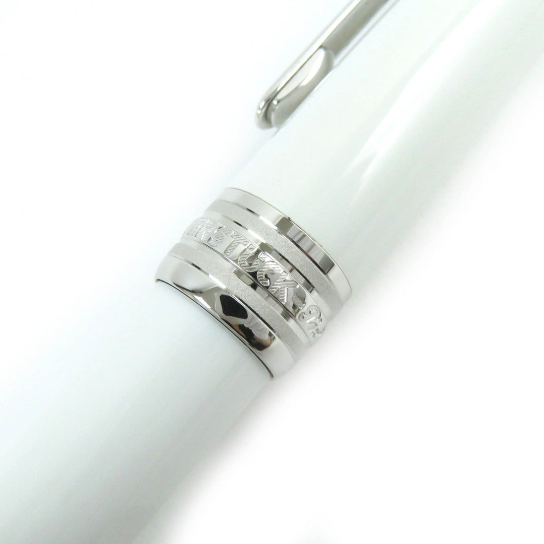 MONTBLANC Ballpoint pen Platinum, white lacquer white Meisterstck Tribute to the Mont Blanc mens(Unisex) Used Authentic