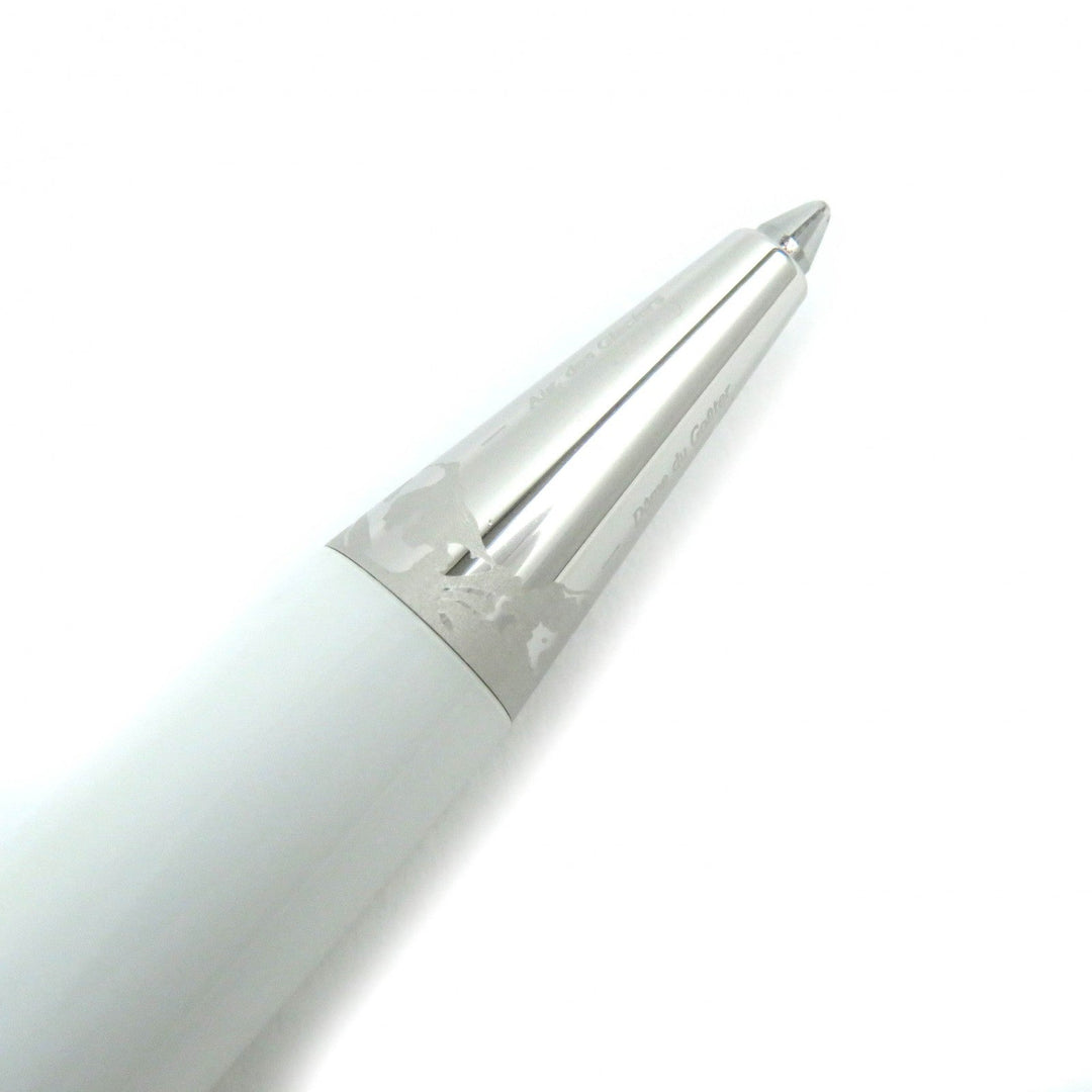 MONTBLANC Ballpoint pen Platinum, white lacquer white Meisterstck Tribute to the Mont Blanc mens(Unisex) Used Authentic