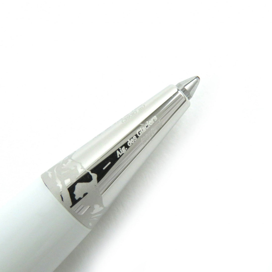 MONTBLANC Ballpoint pen Platinum, white lacquer white Meisterstck Tribute to the Mont Blanc mens(Unisex) Used Authentic