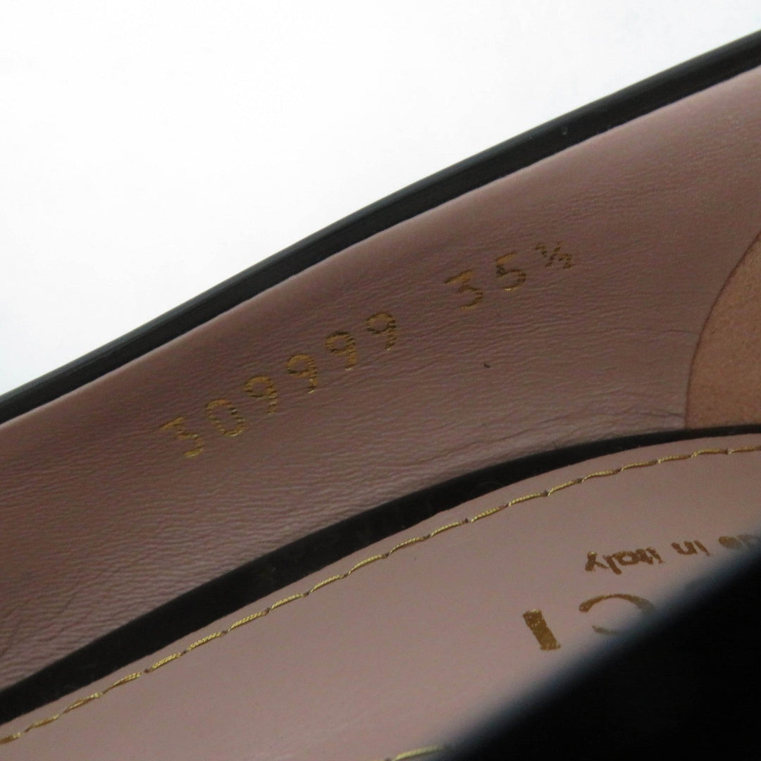 GUCCI pumps 309999 Main: Patent black Women 35.5 Used Authentic