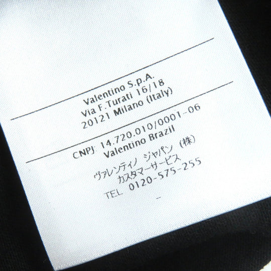 VALENTINO Short sleeve T-shirt QV3MG12K46M Outer material: 100% cotton Black white red mens L Used Authentic