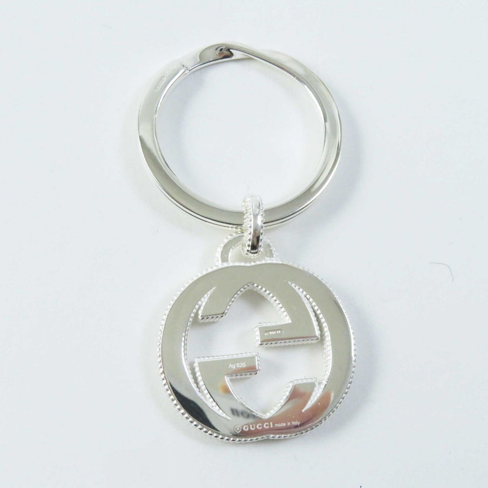 GUCCI key ring AG925 Silver Women Used Authentic