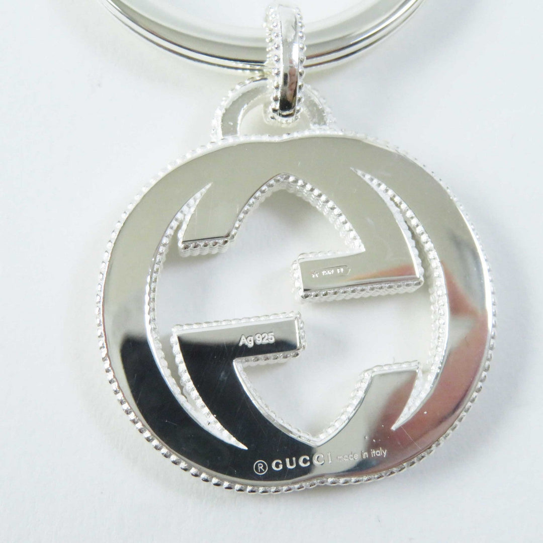 GUCCI key ring AG925 Silver Women Used Authentic