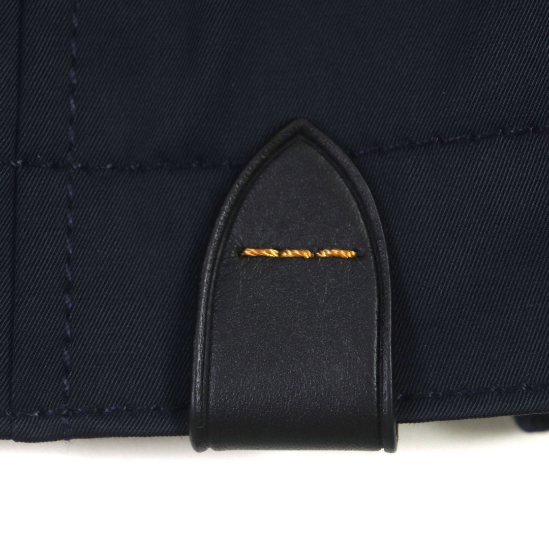 COACH coat 97835 Main: 62% polyester, Main: 35% cotton, Main: 3% polyurethane, Part: 100% polyester, Lining: 65% polyester Navy black mens 46 Used Authentic