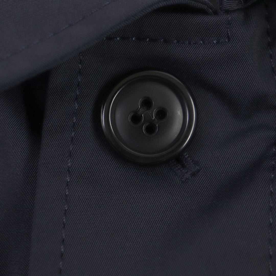 COACH coat 97835 Main: 62% polyester, Main: 35% cotton, Main: 3% polyurethane, Part: 100% polyester, Lining: 65% polyester Navy black mens 46 Used Authentic