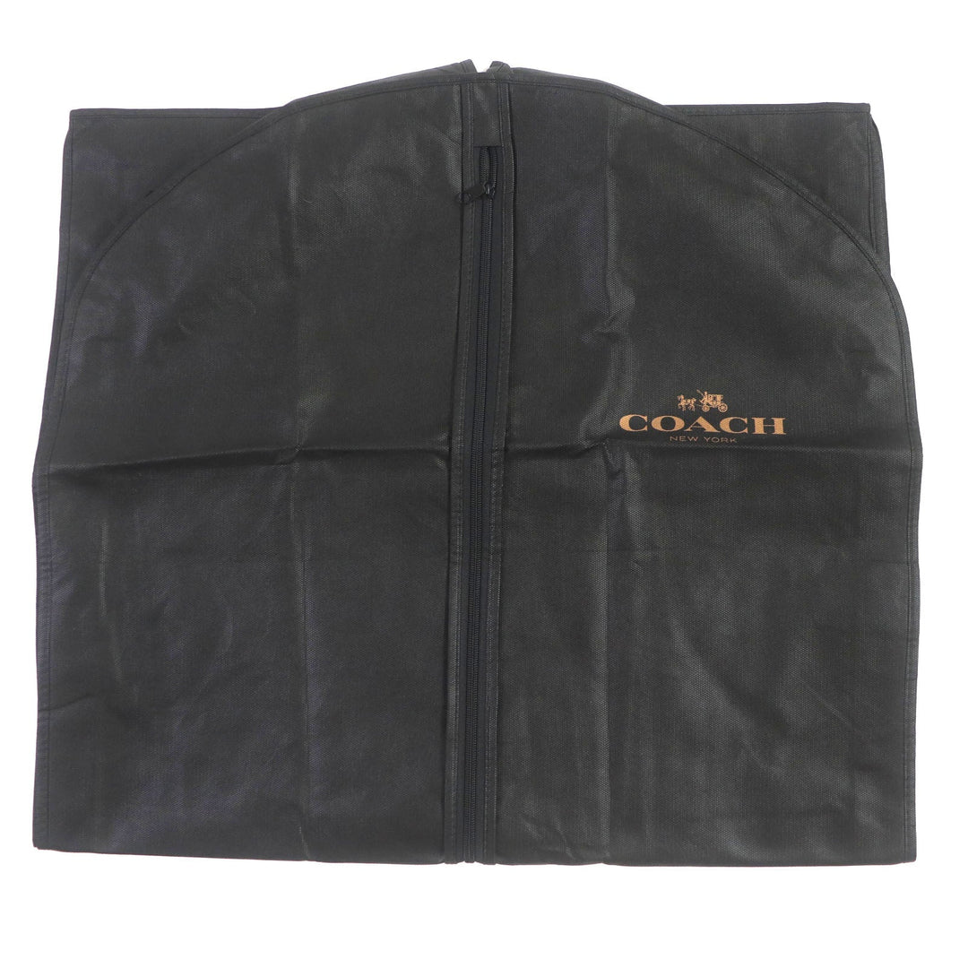 COACH trench coat F33778 Main: 68% cotton, Main: 32% polyester, Lining: 100% polyester, Leather trimming 1: cowhide Leather trimming 2: sheepskin black mens S Used Authentic