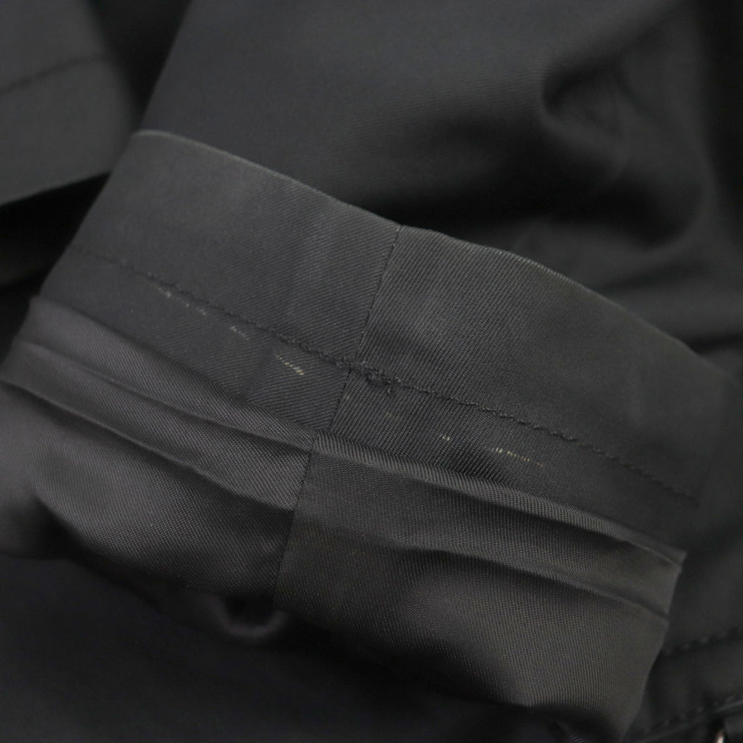 COACH trench coat F33778 Main: 68% cotton, Main: 32% polyester, Lining: 100% polyester, Leather trimming 1: cowhide Leather trimming 2: sheepskin black mens S Used Authentic