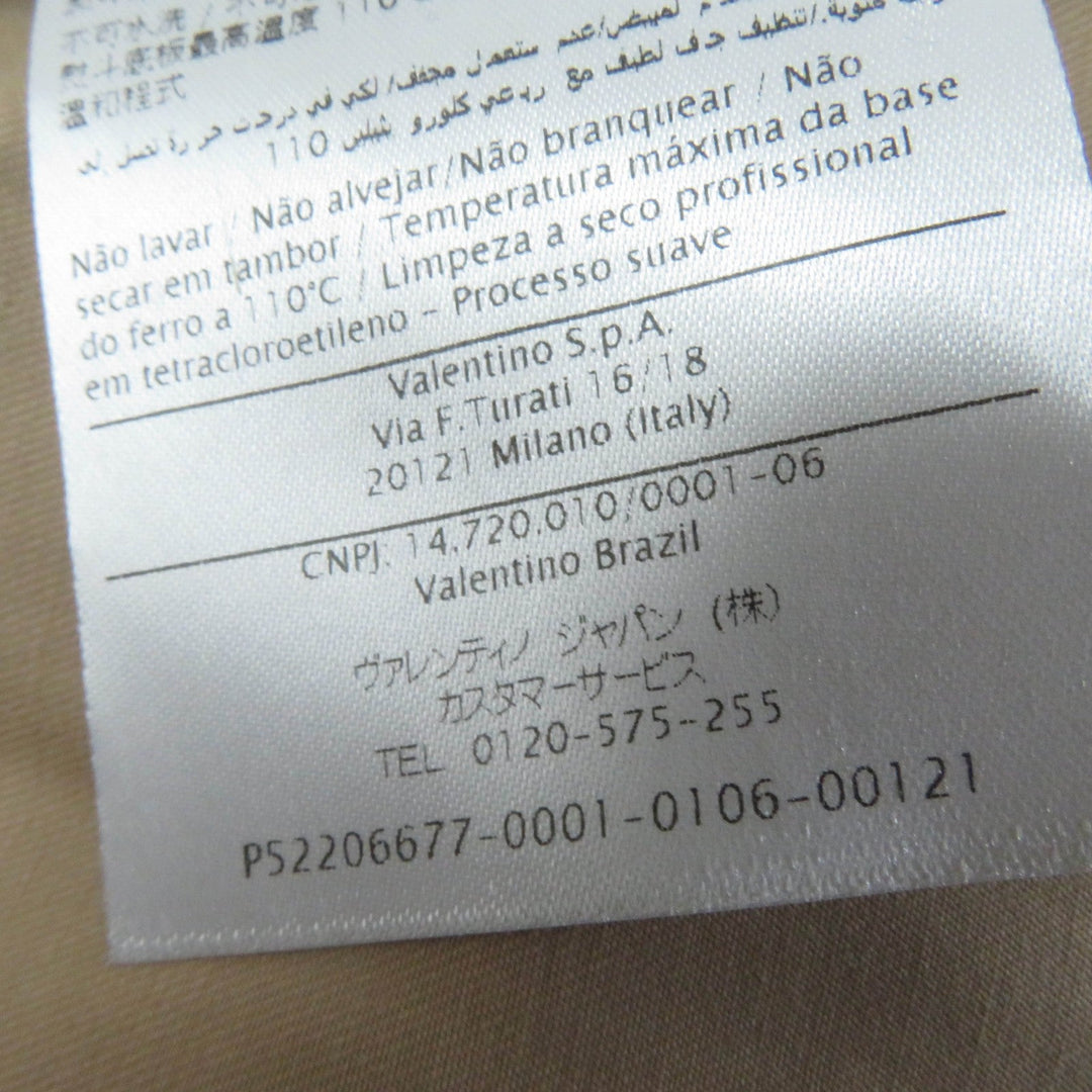 VALENTINO trench coat PBCCA2953SC polyester beige 40S