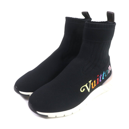 LOUIS VUITTON sneakers Monogram canvas black Aftergame Line 36 1/2