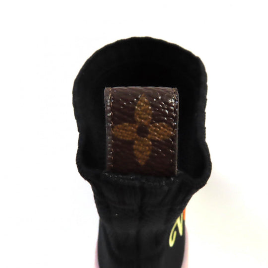 LOUIS VUITTON sneakers Monogram canvas black Aftergame Line 36 1/2