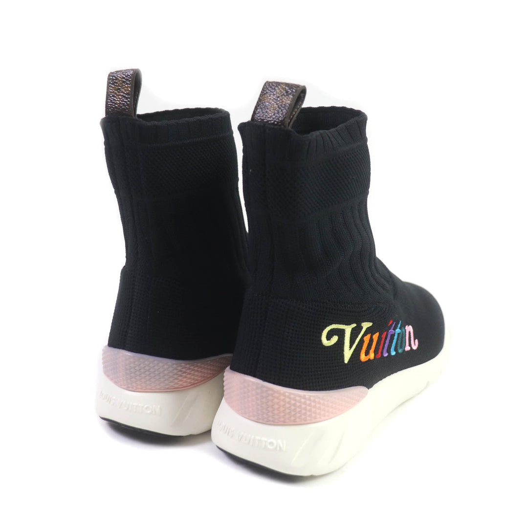 LOUIS VUITTON sneakers Monogram canvas black Aftergame Line 36 1/2