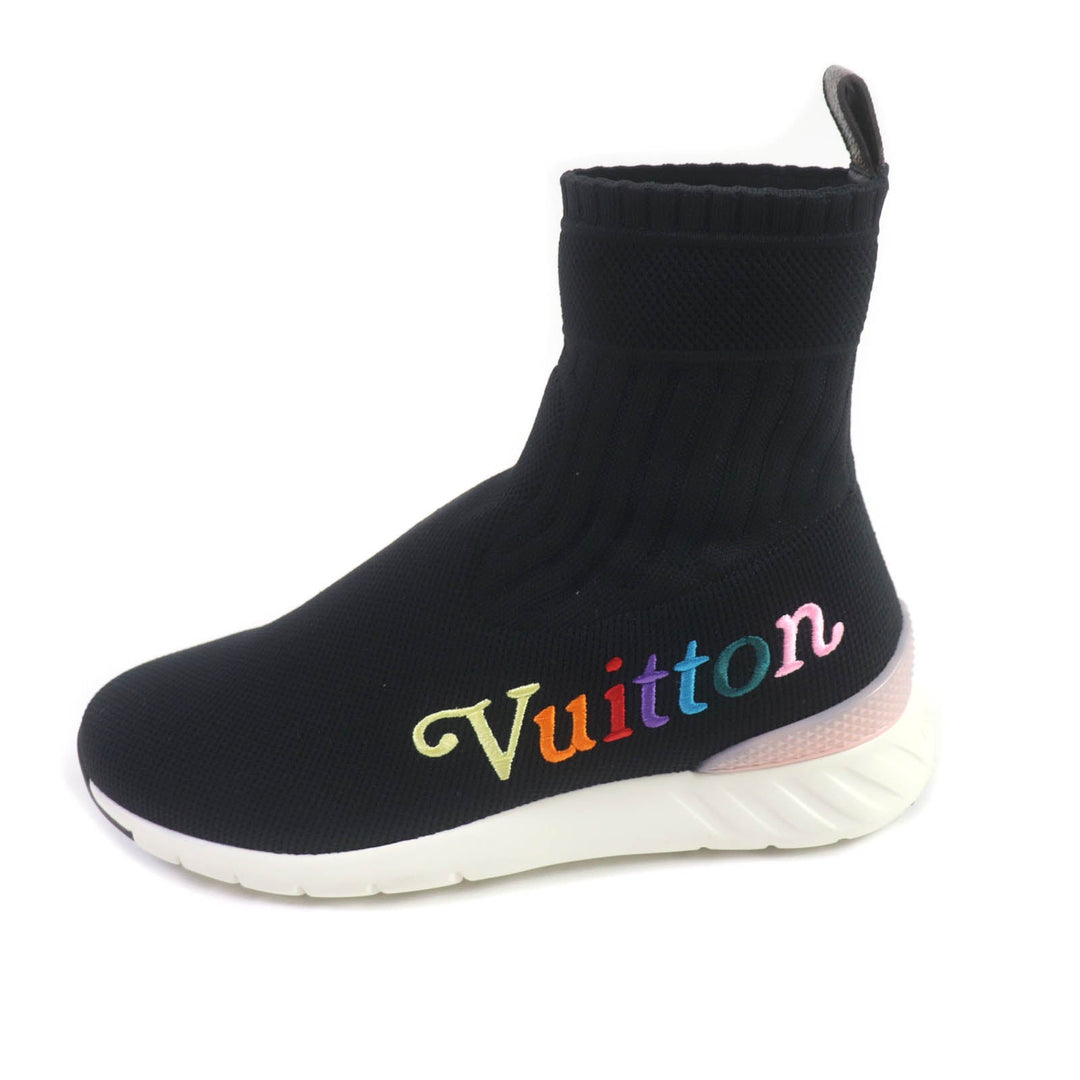 LOUIS VUITTON sneakers Monogram canvas black Aftergame Line 36 1/2