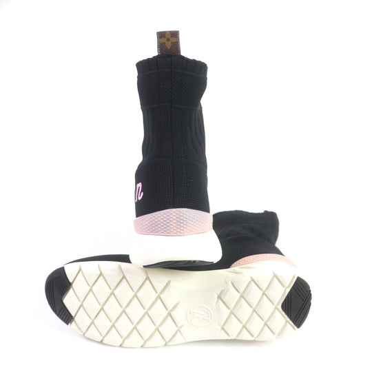 LOUIS VUITTON sneakers Monogram canvas black Aftergame Line 36 1/2