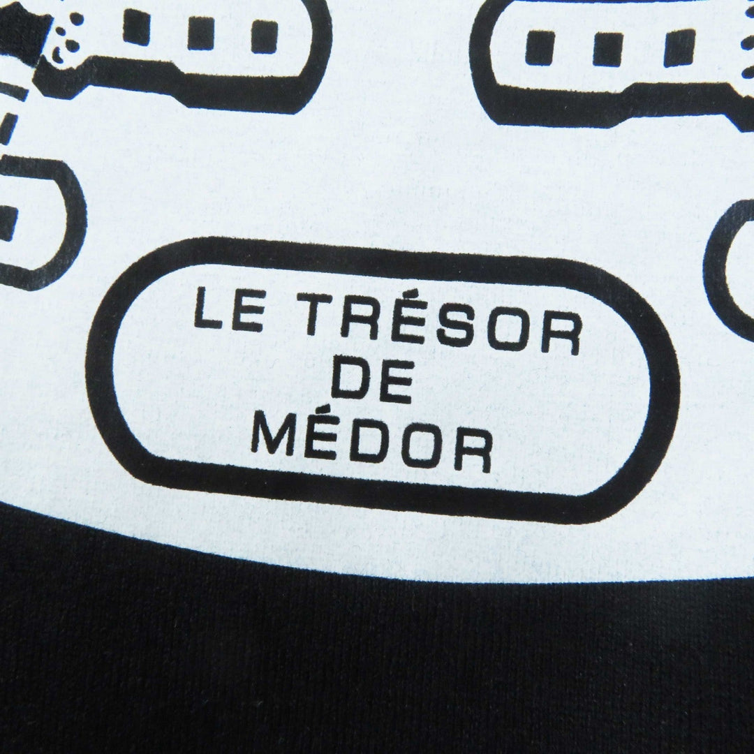 HERMES one piece 2H4511DU Main: 100% cotton black Le Tresor de Medor Women 34 Used Authentic