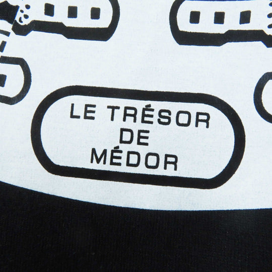 HERMES one piece 2H4511DU Main: 100% cotton black Le Tresor de Medor Women 34 Used Authentic