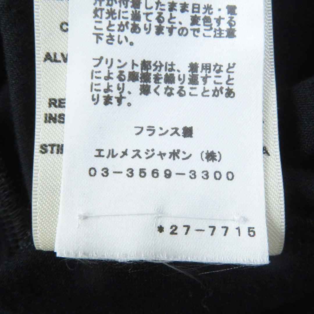 HERMES one piece 2H4511DU Main: 100% cotton black Le Tresor de Medor Women 34 Used Authentic