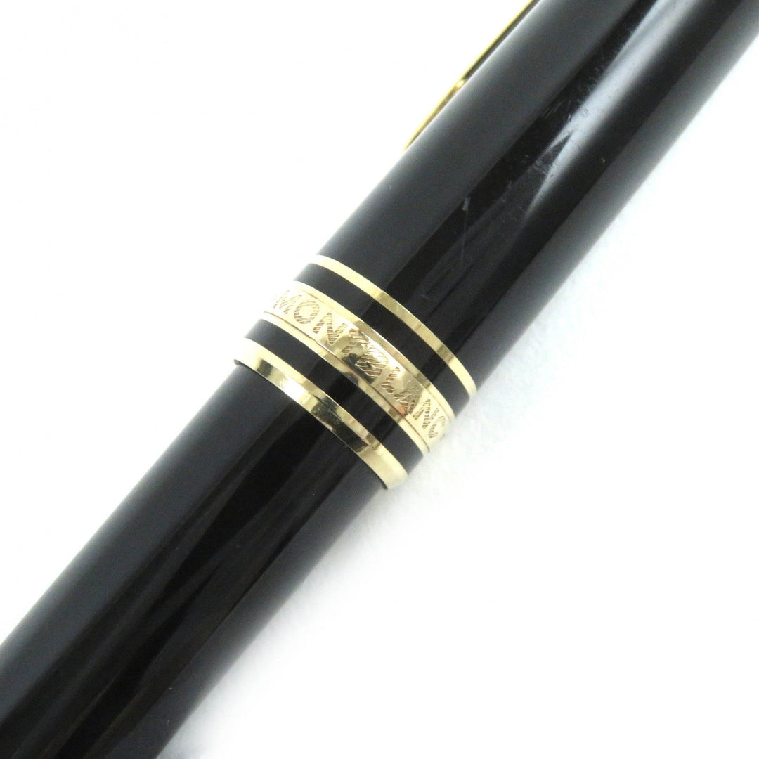 MONTBLANC Ballpoint pen Resin, Gold Plated black Meisterstck Classic mens(Unisex) Used Authentic